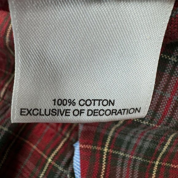 Cremieux Men's Long Sleeve Plaid Button Front Size Size Small - Picture 6 of 11